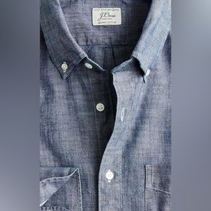 J. Crew Men’s Chambray Shirt, XXL